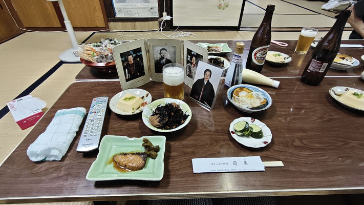 筒屋での夕食