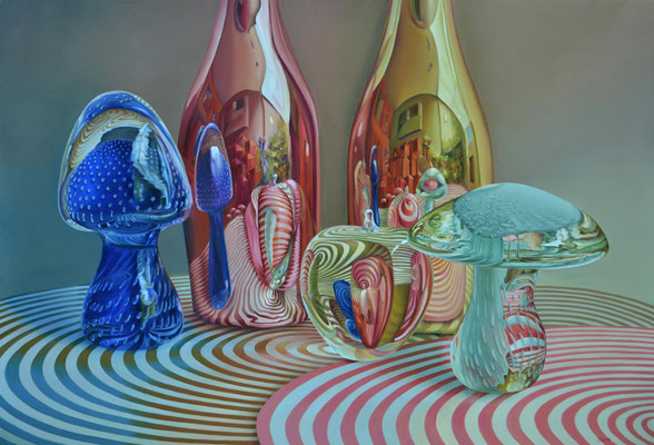 SABINA SEGÚN MURANO. Óleo/tela. 100 x 150 cm. Jorge Luna