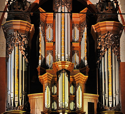 Prospekt der Orgel in St. Michaelis