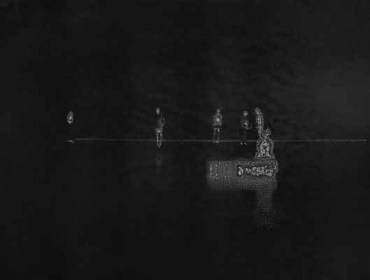 Seepage ・ Black ・ 06｜90×120cm｜2005｜digital print