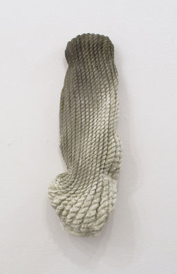 Untitled • Rope｜40×17×10cmcm｜2012｜puff binder,dyestuff,others