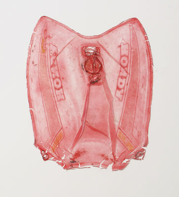 Untitled • CB125T｜87×77cm｜2014｜craft glue,oil ink,paper