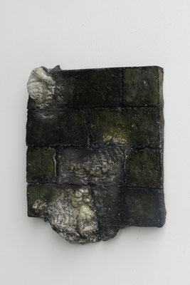 Untitled ・ Part of the wall 02｜37×30×5cm｜2019｜puff binder,dyestuff,others