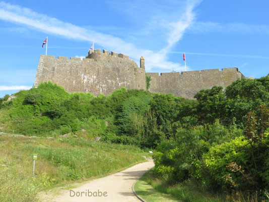 die älteste Burg auf Jersey - Mont Orgueil Castle  