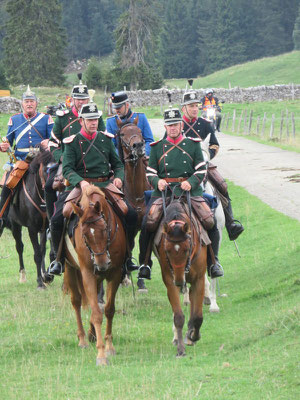 Deutscher Kavallerieverband, Gedenkritt Abschaffung der Schweizer Kavallerie, Kavalleriepferd