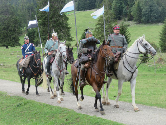 Deutscher Kavallerieverband, Gedenkritt Abschaffung der Schweizer Kavallerie, Kavalleriepferd