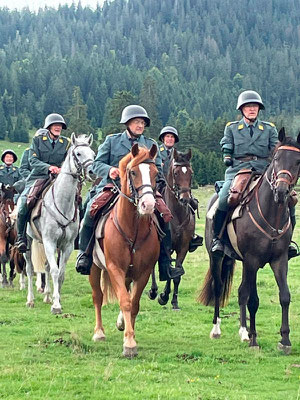 Deutscher Kavallerieverband, Gedenkritt Abschaffung der Schweizer Kavallerie, Kavalleriepferd