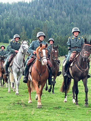 Deutscher Kavallerieverband, Gedenkritt Abschaffung der Schweizer Kavallerie, Kavalleriepferd