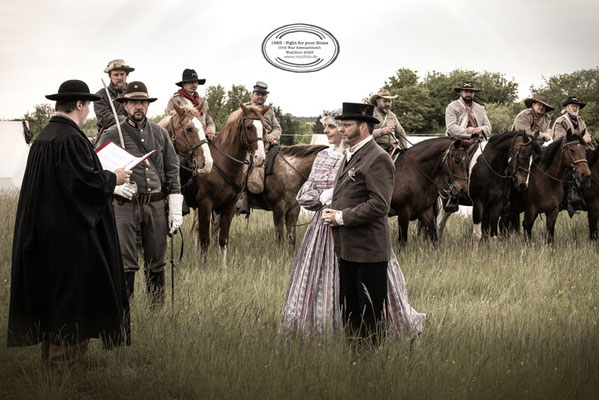 Reenactment American Civil war, Walldürn, RossFoto Dana Krimmling
