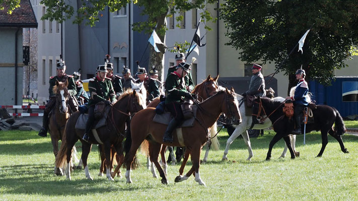 Deutscher Kavallerieverband, Gedenkritt Abschaffung der Schweizer Kavallerie, Kavalleriepferd