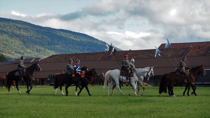 Deutscher Kavallerieverband, Gedenkritt Abschaffung der Schweizer Kavallerie, Kavalleriepferd