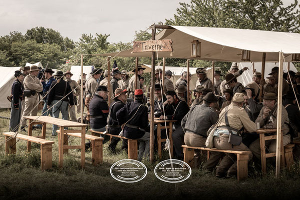 Reenactment American Civil war, Walldürn, RossFoto Dana Krimmling