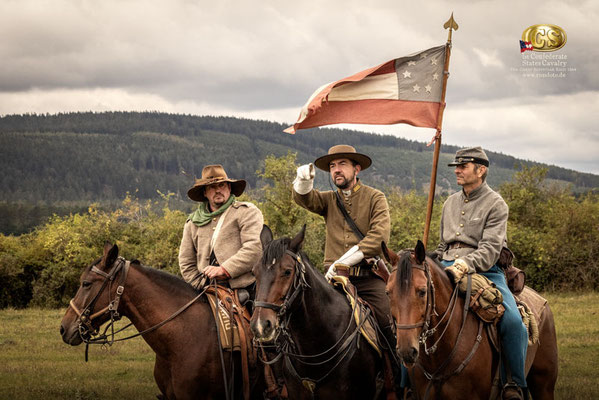 RossFoto Dana Krimmling, Reenactment Great Beefsteak Raid, Deutscher Kavallerieverband, Pferdefotografie, US CS Cavalry, 
