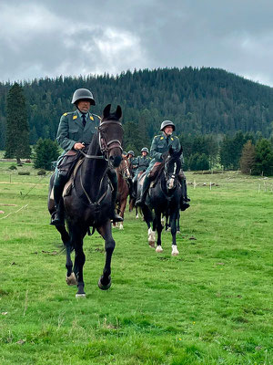 Deutscher Kavallerieverband, Gedenkritt Abschaffung der Schweizer Kavallerie, Kavalleriepferd