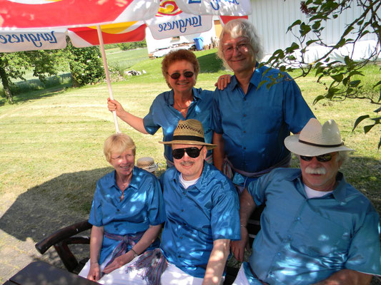Gute Laune bei der Vorbereitung auf die kommende Saison  Probenwochenende in Owingen                     