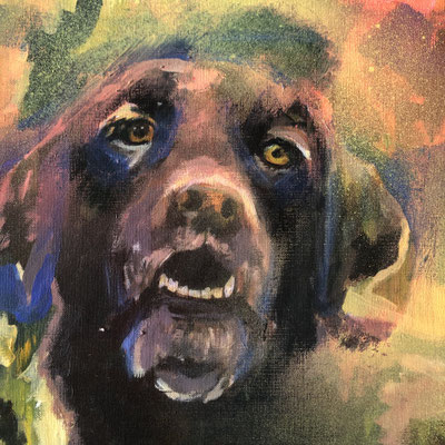 mia (2), oil on canvas, 30 x 30 cm, 2023, 510 €
