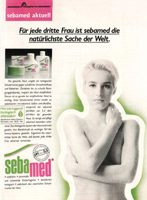 Das Sebamed-Mädchen – Ende der 1980er