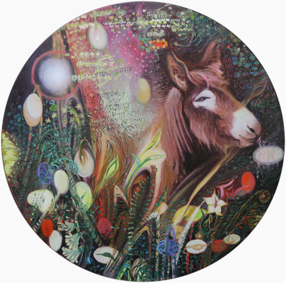 Sen nocy letniej, olej na półtnie