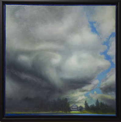 Po burzy, olej na płótnie, 20203