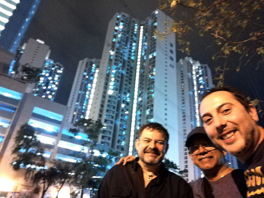 Mit João & Dullip in Hongkong 