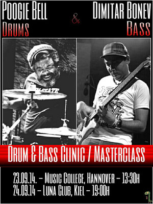 Das Plakat - "Master Class" - Drum & Bass mit Poogie Bell