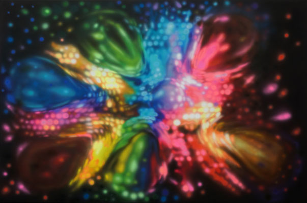 IVO LUCAS  I  Chasing Colors II  I  Acryl auf Leinwand  I  80 x 120 cm