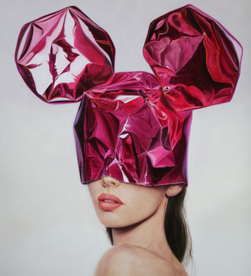 DAVID UESSEM  I  Pink lady  I  Öl auf Leinwand  I  190 x 180 cm