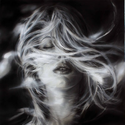 MARTIN HERLER  I  shake it 1  I  Öl auf Leinwand  I  140 x 140 cm