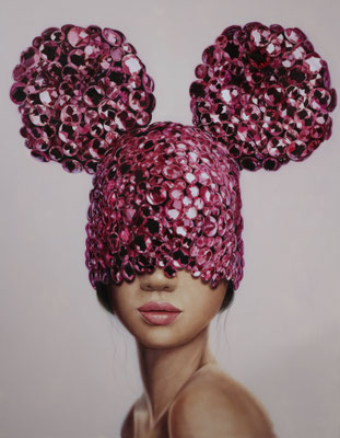 DAVID UESSEM  I  La vie en rose  I  Öl auf Leinwand  I  180 x 140 cm