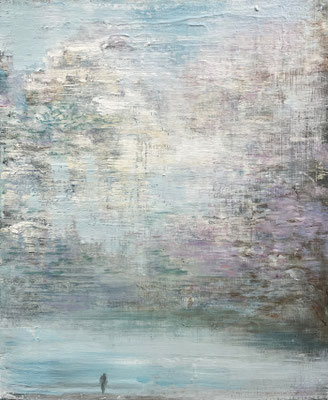 XIANWEI ZHU  I  Flow and Bloom No. 1  I  Acryl auf Leinwand  I  46 x 38 cm