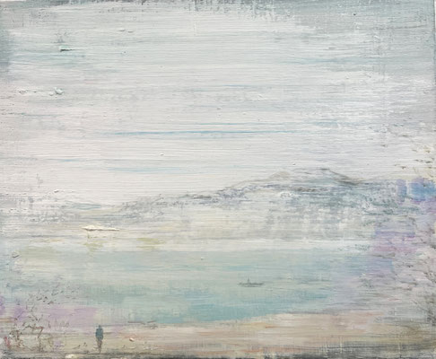 XIANWEI ZHU  I  Flow and Bloom No. 2  I  Acryl auf Leinwand  I  38 x 46 cm