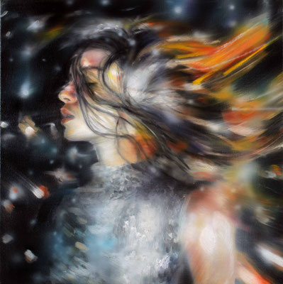 MARTIN HERLER  I  shake it 5  I  Öl auf Leinwand  I  60 x 60 cm