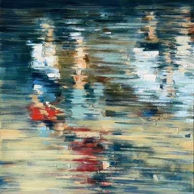 RENATA TUMAROVA  I  Solution 05  I  Öl auf Leinwand  I  80 x 80 cm