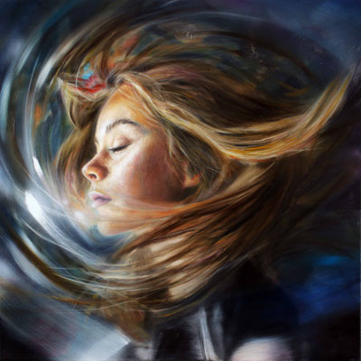 MARTIN HERLER  I  shake it 3  I  Öl auf Leinwand  I  80 x 80 cm