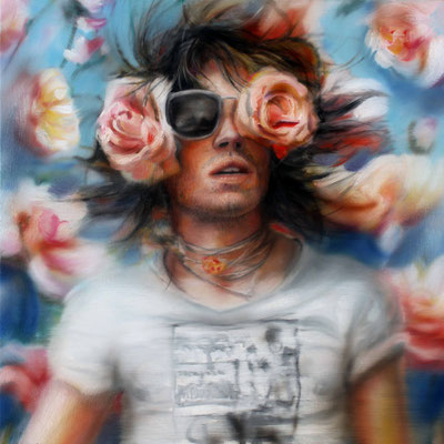MARTIN HERLER  I  shake it 10  I  Öl auf Leinwand  I  60 x 60 cm