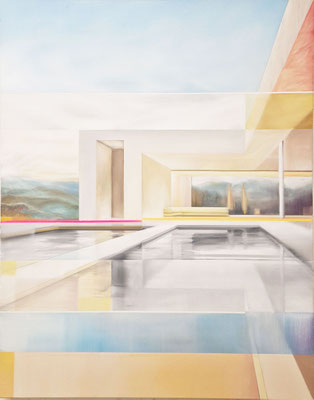 MARTIN HERLER  I  12  I  Öl auf Leinwand  I  140 x 110 cm