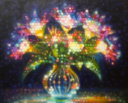 IVO LUCAS  I  Magic Blossom I  I  Acryl auf Leinwand  I  80 x 100 cm