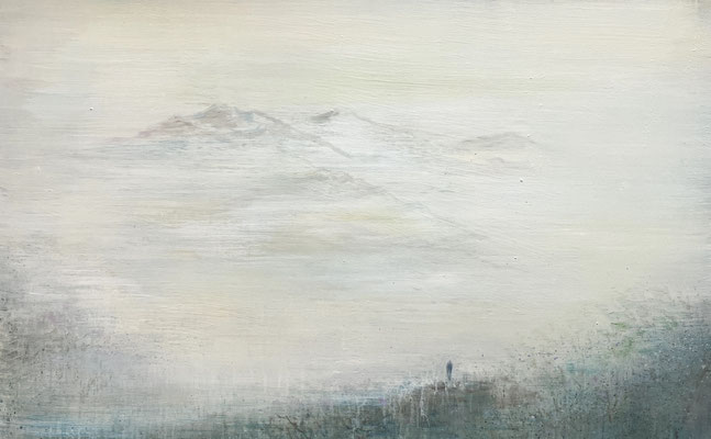 XIANWEI ZHU  I  Beyond the Mountains  I  Acryl auf Leinwand  I  73 x 116 cm