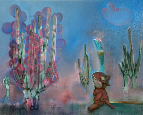 ISABEL FRIEDRICH  I  Barnards Galaxie  I  Öl auf Leinwand  I  40 x 50 cm
