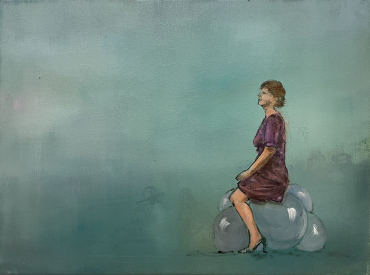 ISABEL FRIEDRICH  I  Die Welt vor deinem Fenster  I  Öl auf Leinwand  I  30 x 40 cm