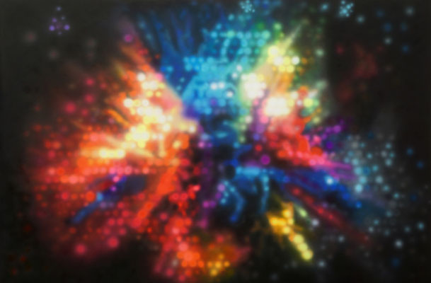 IVO LUCAS  I  Chasing Colors III  I  Acryl auf Leinwand  I  80 x 120 cm