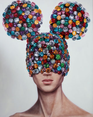 DAVID UESSEM  I  Soul rebel  I  Öl auf Leinwand  I  140 x 110 cm