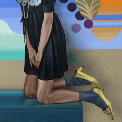 HOLGER KURT JÄGER  I  Mousetrap  I  Öl auf Leinwand  I  80 x 80 cm