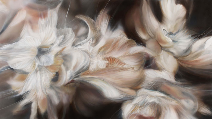 MARTIN HERLER  I  shake it 17  I  Öl auf Leinwand  I  90 x 160 cm