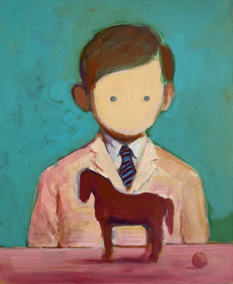XIANWEI ZHU  I  Portrait of a Young Gentleman  I  Acryl auf Leinwand  I  73 x 60 cm