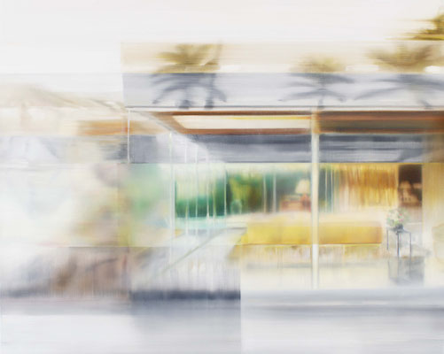 MARTIN HERLER  I  The pavillon  I  Öl auf Leinwand  I  80 x 100 cm