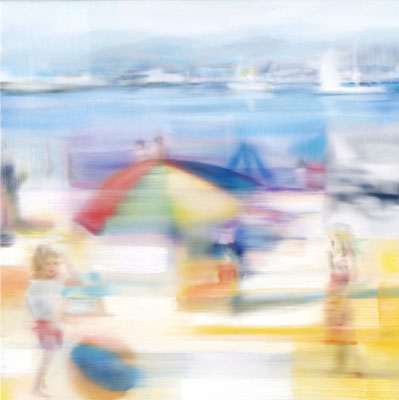 MARTIN HERLER  I  Cote d'Azur  I  Öl auf Leinwand  I  60 x 60 cm 