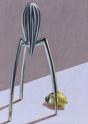 HOLGER KURT JÄGER  I  Zitrönchen ( Nähe - Distanz Dilemma)  I  Öl auf Leinwand  I  70 x 50 cm