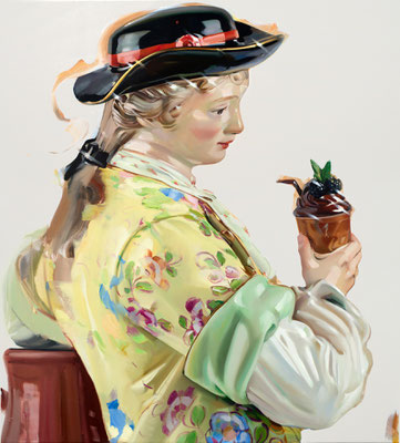 ALPAY EFE  I  milkshake guy  I  Öl auf Leinwand  I  100 x 90 cm