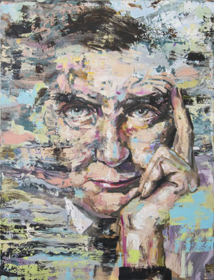 ANDREAS FLÜGEL  I  Gropius I  Acryl und Lack auf Leinwand  I  150 x 115 cm 